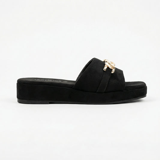 Flat Summer Footwear - Silver