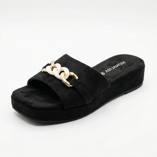 Flat Summer Footwear - Silver