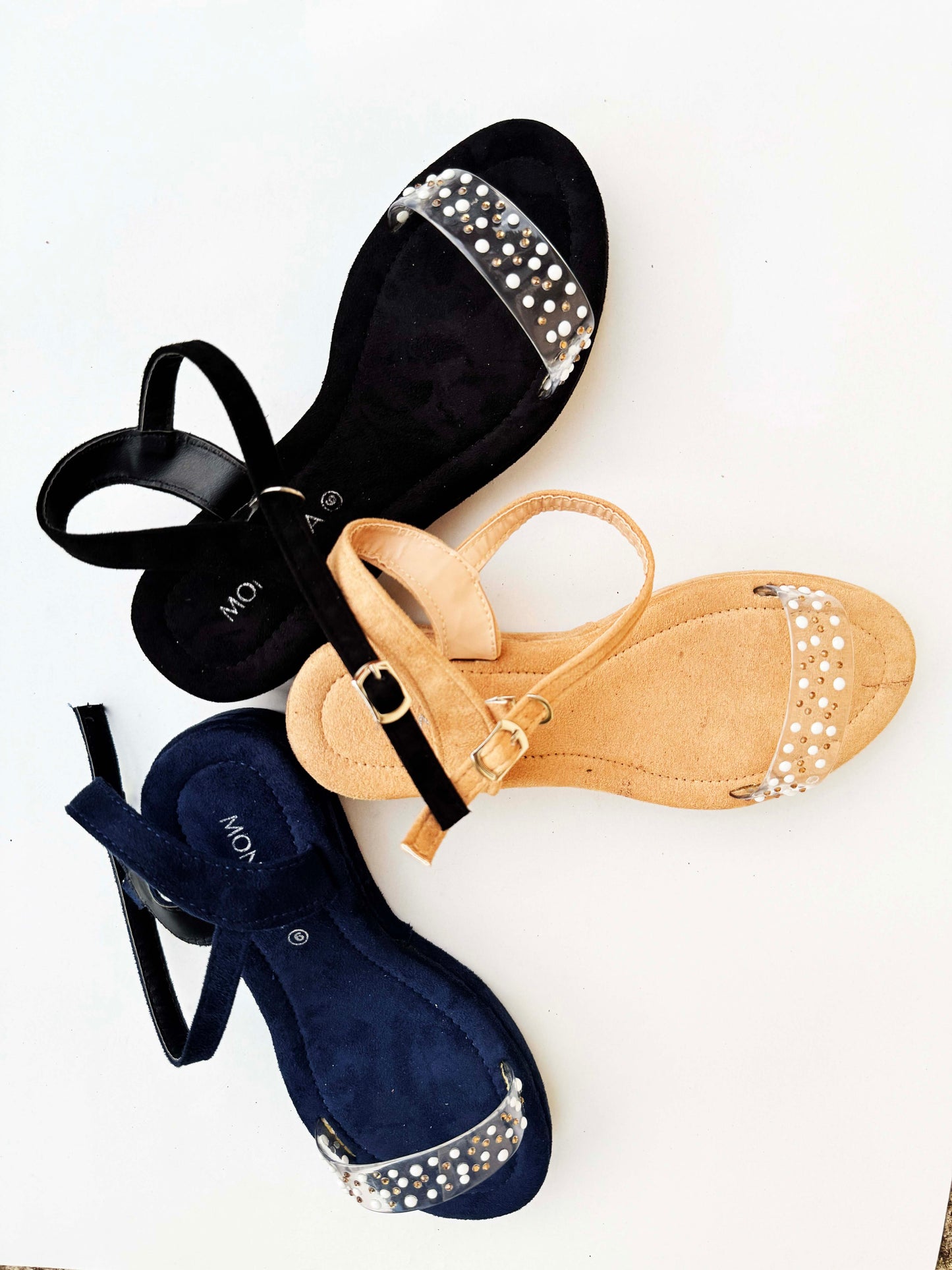 Women's Suede Flats in Black, Beige, and Navy for Casual Elegance