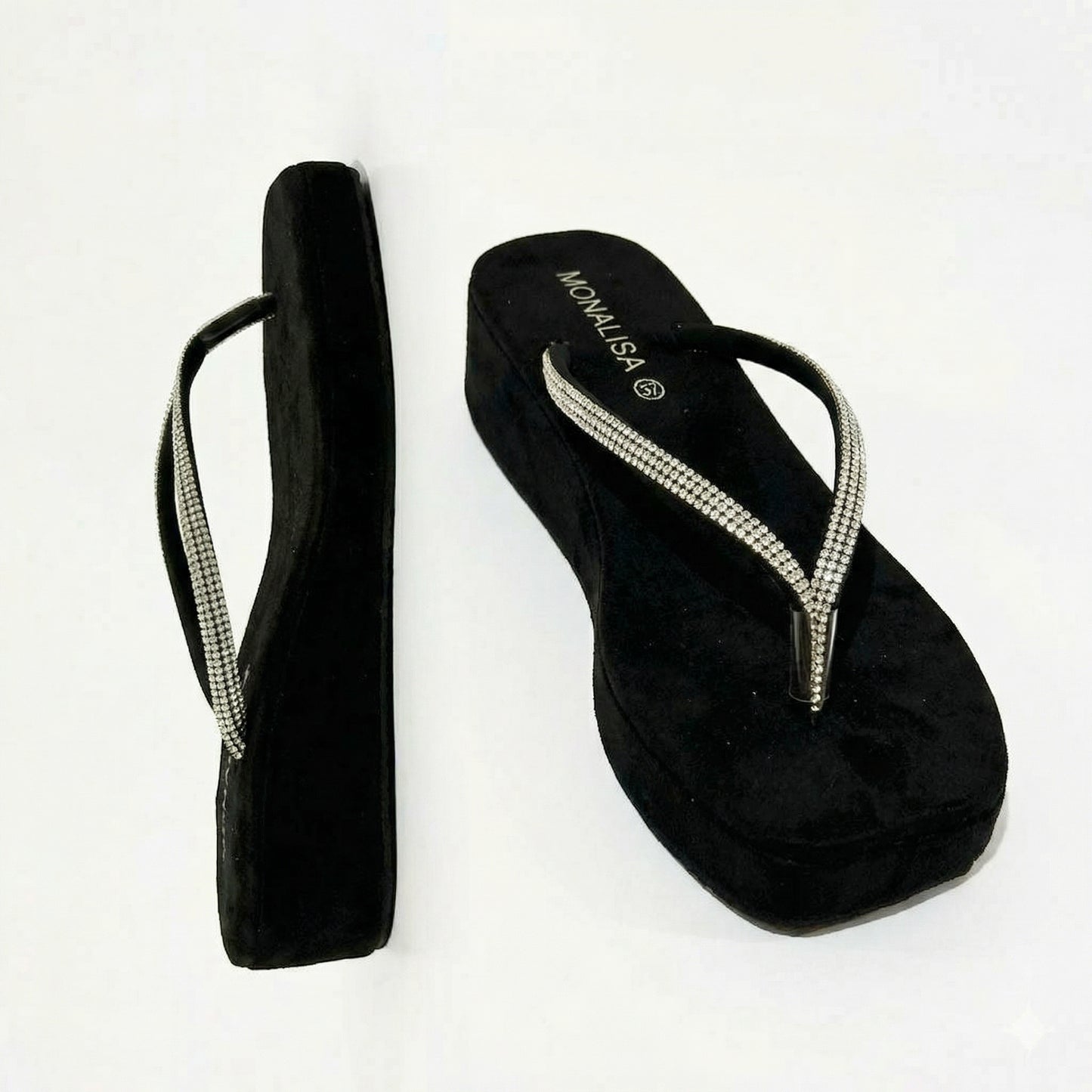 Sparkly Women's Flip Flops for Summer Comfort